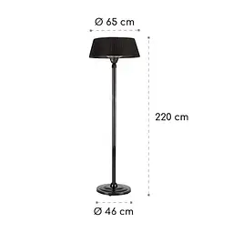 Інфрачервоний обігрівач Blumfeldt Venice Heat Stand 1000/2000Вт (10032567) - мініатюра 3
