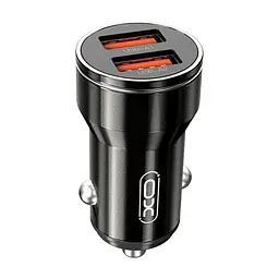 Зарядний пристрій XO 2xUSB 12W black (CC48.black) - мініатюра 3