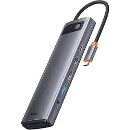 USB-хаб Baseus Metal Gleam Series 12-in-1 (WKWG020213) [124910] - мініатюра 1