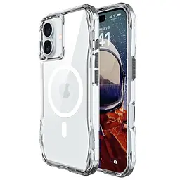 Чохол TPU Space Octagon with MagSafe для Apple iPhone 17 (6.3) Clear - мініатюра 2