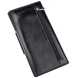 Чоловічий шкіряний гаманець SHVIGEL 18х8,5х1 см acs0016054 - мініатюра 2