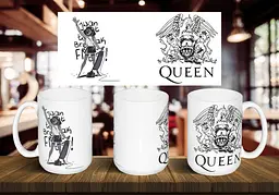 Чашка "Queen I want to back free" 425 мл Зелена