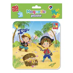 Гра розвиваюча з пазлами Малюк зможе Пірати Vladi Toys VT3204-20 Різнокольоровий shop (4820234764334)