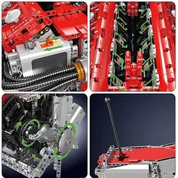 Конструктор Mould King Mking Двигун і коробка передач Italian Supercar V12 (10169) [161052] - мініатюра 6