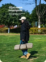 Намет туристичний автоматичний 2-місний 200x150 см з москітною сіткою, бежевий (49675859), Бежевий - мініатюра 8