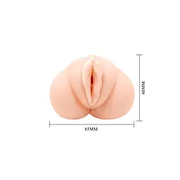 Реалістичний мастурбатор Crazy Bull Realistic Vagina (тілесний) - мініатюра 8
