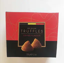 Трюфельні цукерки Belgian Truffles Coffee Flavour зі смаком кави 150г.