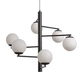 Люстра Brille молекула підвісна LED 48W WW BK (BL-836S/6) - мініатюра 8