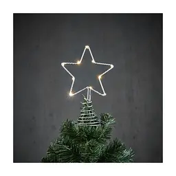 Верхівка на ялинку Luca Lighting Зірка 10 LED,13 см, теплий білий (8720362250487)