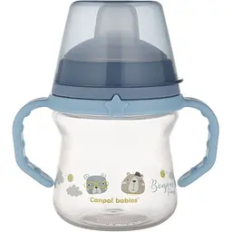 Кружка тренувальна Canpol babies First Cup Bonjour Paris, 150 мл, синій (612_blu)