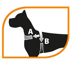 Шлея для собак Ferplast Sport Dog P XS нейлонова блакитна A: 39 см B: 48-58 см 78004525 - мініатюра 2