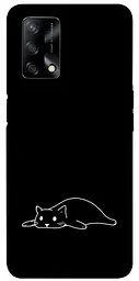 TPU чохол Demsky Lazy cat для Oppo A74 4G