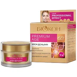 Крем для обличчя Біокон 50мл денний і нічний Prof Effect Premium Age 65+