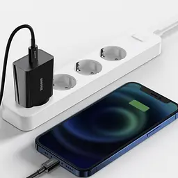 Адаптер живлення Baseus Speed Mini 20W з роз'ємом Type-C та швидкою зарядкою - мініатюра 8