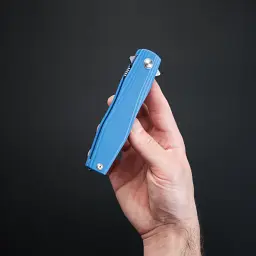 Ніж складаний туристичний Ruike P188-E, (9.1 см) D2 / G10 синій - мініатюра 12