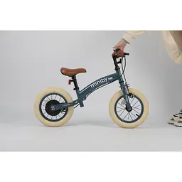 Велосипед-біговел Qplay Miniby 3в1 12" Grey-Blue (CB02MiniBy12Grey-Blue) - мініатюра 6