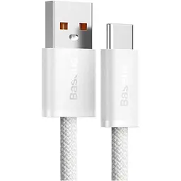 Кабель Baseus Dynamic Series USB-A to USB-C 2m 100W White (CALD000702) [113818] - мініатюра 2