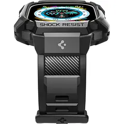 Чохол-ремінець Spigen Rugged Armor Pro для Apple Watch Ultra 49mm Black [ACS05460] [85167] - мініатюра 7
