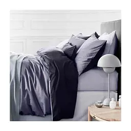 Постільна білизна MirSon King Size Сатин Premium 0251+0240 Smoke 220х240 (2200001169685)