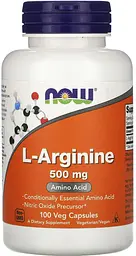 L-аргінін Now Foods L-Arginine 100 капсул