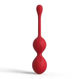 Вагінальні кульки Love Spouse Flamingo силіконові з Bluetooth 10 режимів Червоні - мініатюра 6