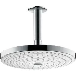 Верхній душ Hansgrohe Raindance Select S 240 2jet з тримачем зі стелі хром/білий 26467400, Хром