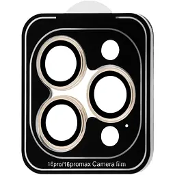 Захисне скло на камеру Proove Achilles для Apple iPhone 16 Pro/16 Pro Max Gold (CPPAIP16PM19) [116019]