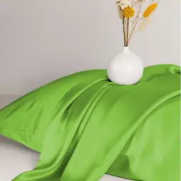Простирадло на резинці MirSon Satin Light Pro 10-013 Lettuce 70x140 см салатове (2200010175028) - мініатюра 4