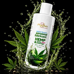 Універсальний лубрикант і масажний гель MyLove Aroma Series Intim&Massage Hemp 300 мл - мініатюра 2