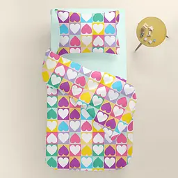 Дитяча постільна білизна в ліжечко LOVE PUZZLE CS1 COSAS (4822052420188) - мініатюра 2
