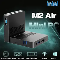 Неттоп MLLSE M2 Air 6/128GB Black [161042] - мініатюра 4