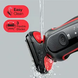 Електробритва Braun Series 5 51-R1000s Black/Red - мініатюра 5