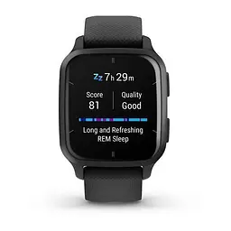 Смарт-годинник Garmin Venu Sq 2 - Music Edition Slate Aluminum Bezel with Black Case and Silicone Band (010-02700-00/10) - мініатюра 4