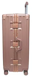 Валіза велика L Madisson Snowball 66503 L 74x49x31 см 100% полікарбонат на клямках Рожеве золото - мініатюра 6