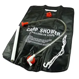 Переносний похідний душ літній туристичний душ на 20 літрів Camp Shower 3 штуки - мініатюра 9