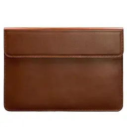 Шкіряний чохол-конверт BlankNote на магнітах для MacBook Pro 16" Світло-коричневий - мініатюра 5