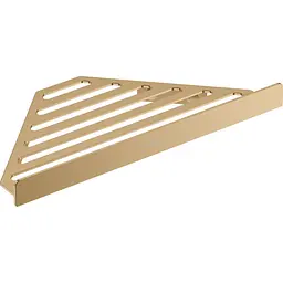 Поличка кутова Hansgrohe AddStoris 14.8 х14.8 x 30.5 см Brushed Bronze 41741140, Бронза