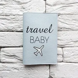 Обкладинка для паспорта Travel baby 2 (блакитний) - мініатюра 2