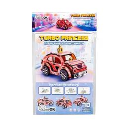 Дерев'яний 3D конструктор "Turbo Princess" Puz-00969, 70 деталей - мініатюра 2