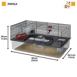 Клітка Ferplast Favola для хом`яків із глибоким піддоном - мініатюра 9
