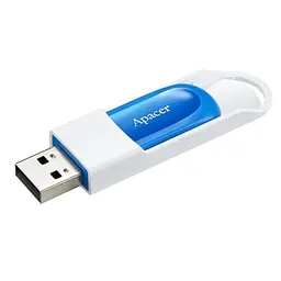 USB флеш накопичувач Apacer 64GB AH23A White USB 2.0 (AP64GAH23AW-1) - мініатюра 3
