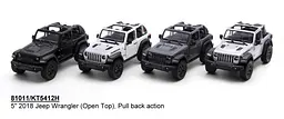 Машинки металічні Kinsmart джип 5 '' KT5412WH Jeep Wrangler