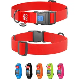 Нашийник для собак Waudog Waterproof з QR паспортом, водостійкий, пластиковий фастекс, XXL, 46-70х4 см - мініатюра 4