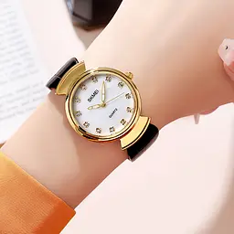 Наручний годинник жіночий 2165GDWTBK Gold-White-Black Skmei acs0030212 - мініатюра 3