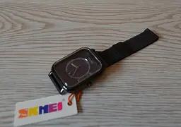 Класичний чоловічий наручний годинник Skmei 9207 Чорний - мініатюра 6