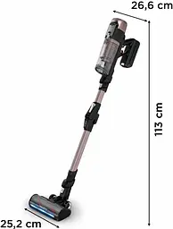 Rowenta Пилосос Rowenta безпровідний X-Force Flex 16.60 Aqua Animal, 315Вт, вологе прибирання, конт пилок -0.65л, автон. робота до 120хв, HEF system 99,9%, чорно-бронзовий - мініатюра 4