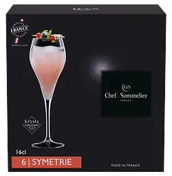 Набір келихів C&S Symetrie 6х160 мл (6939887) - мініатюра 7