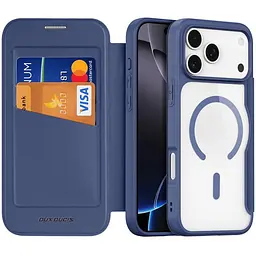 Чохол-книжка Dux Ducis Skin X Pro with MagSafe для Apple iPhone 17 Pro Max (6.9) Blue