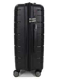 Валіза середня M поліпропілен Worldline Airtex 282 74л 64×41×26см Чорний - мініатюра 5