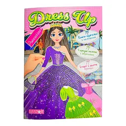 Видання для дозвілля книга з наліпками Dress Up Stylish girls LS-03-01 Різнокольоровий shop (9786178475550)